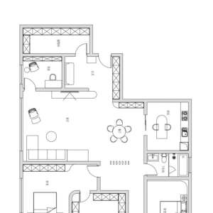 化繁为简，屋景为诗，融合复古与时尚的居家美学