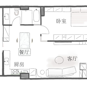 现代简约风，用色彩与细节带来温度感