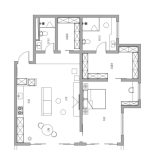 现代极简之家，以空间塑造意境，递进生活志趣