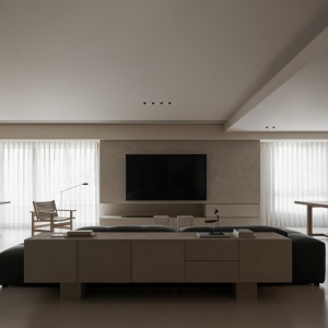 现代极简风的家，纯色居家舒人心