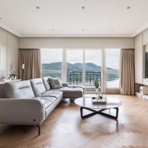 112㎡轻法式奶油风，唤醒家中的浪漫